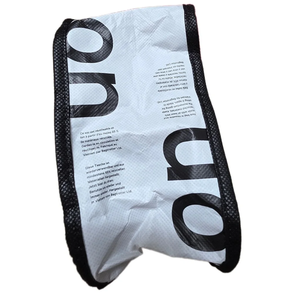 Lululemon Reusable Shopping‎ Tote Bags Set of 4 Red Black Eco Friendly